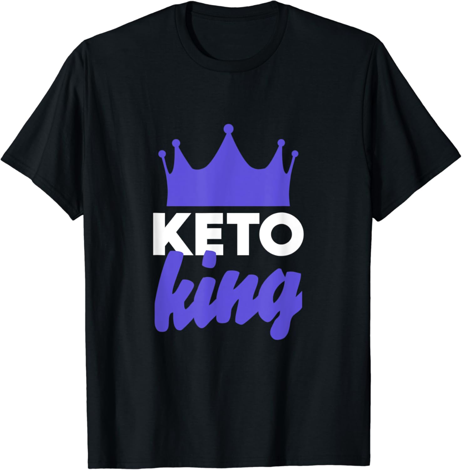 Keto King Ketogenic and Fit TShirt Clothing, Shoes & Jewelry